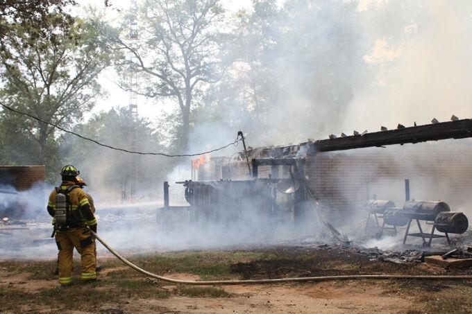 Sunday fire destroys home east of Jasper | Local News | kjas.com