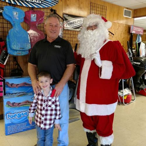 KJAS kicks off 2019 Toys for Tots/Blue Santa Drive at Jasper Outboard