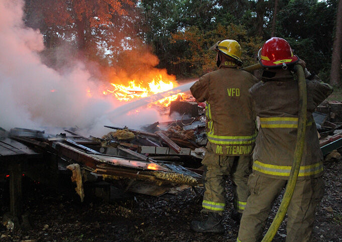 Early morning fire destroys home southwest of town | Local News | kjas.com