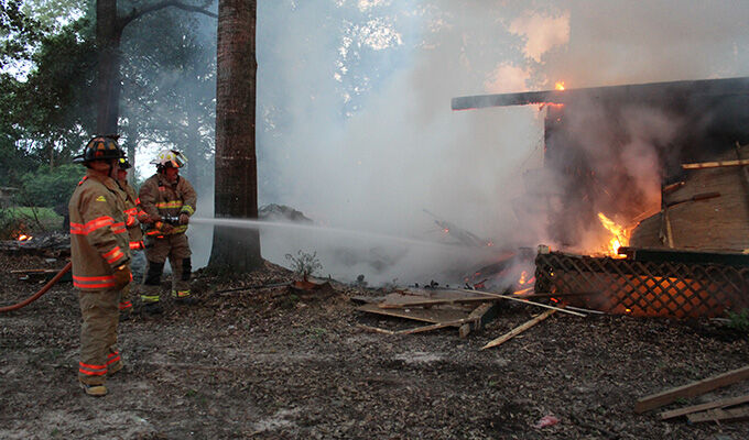 Early morning fire destroys home southwest of town | Local News | kjas.com