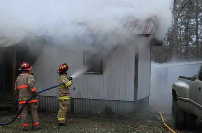 Fire destroys home on County Road 70 | Local News | kjas.com