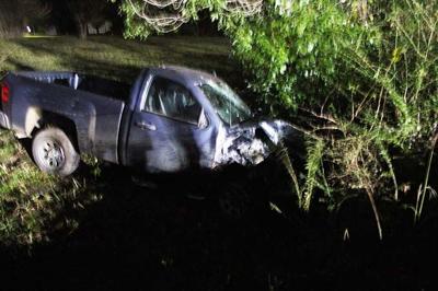 Pickup truck leaves road and goes into ditch west of Jasper | Local ...