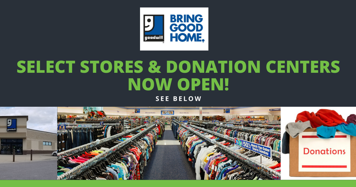 Goodwill Select Goodwill stores open Thursday in select MO locations | Newsroom ...