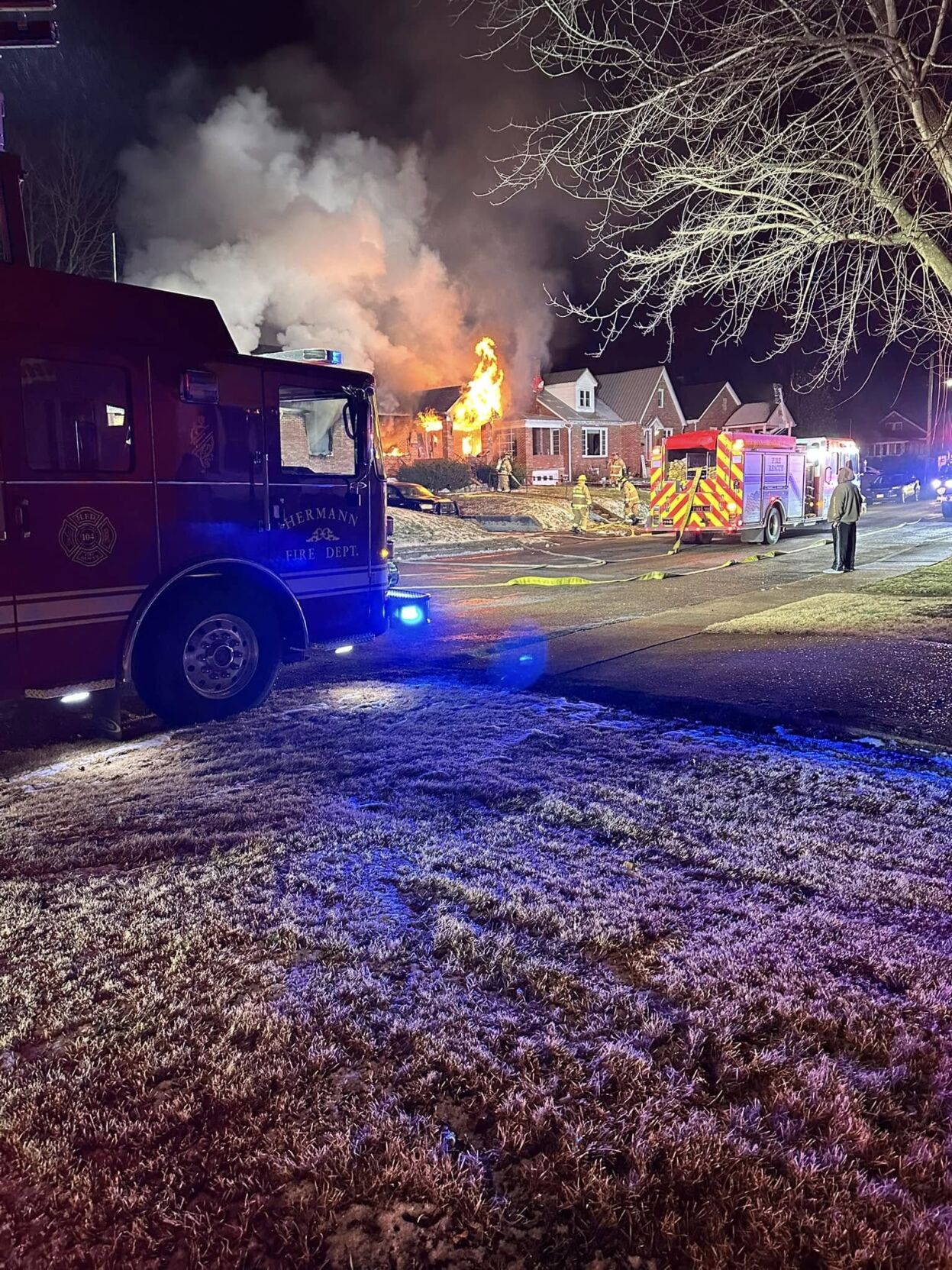 Herman Ranch Fire Early morning fire destroys Hermann home | Newsroom | kjluradio.com