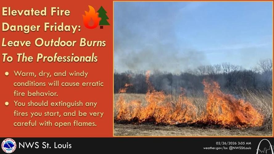 Cold front could bring wintry precipitation to area Sunday, fire danger ...