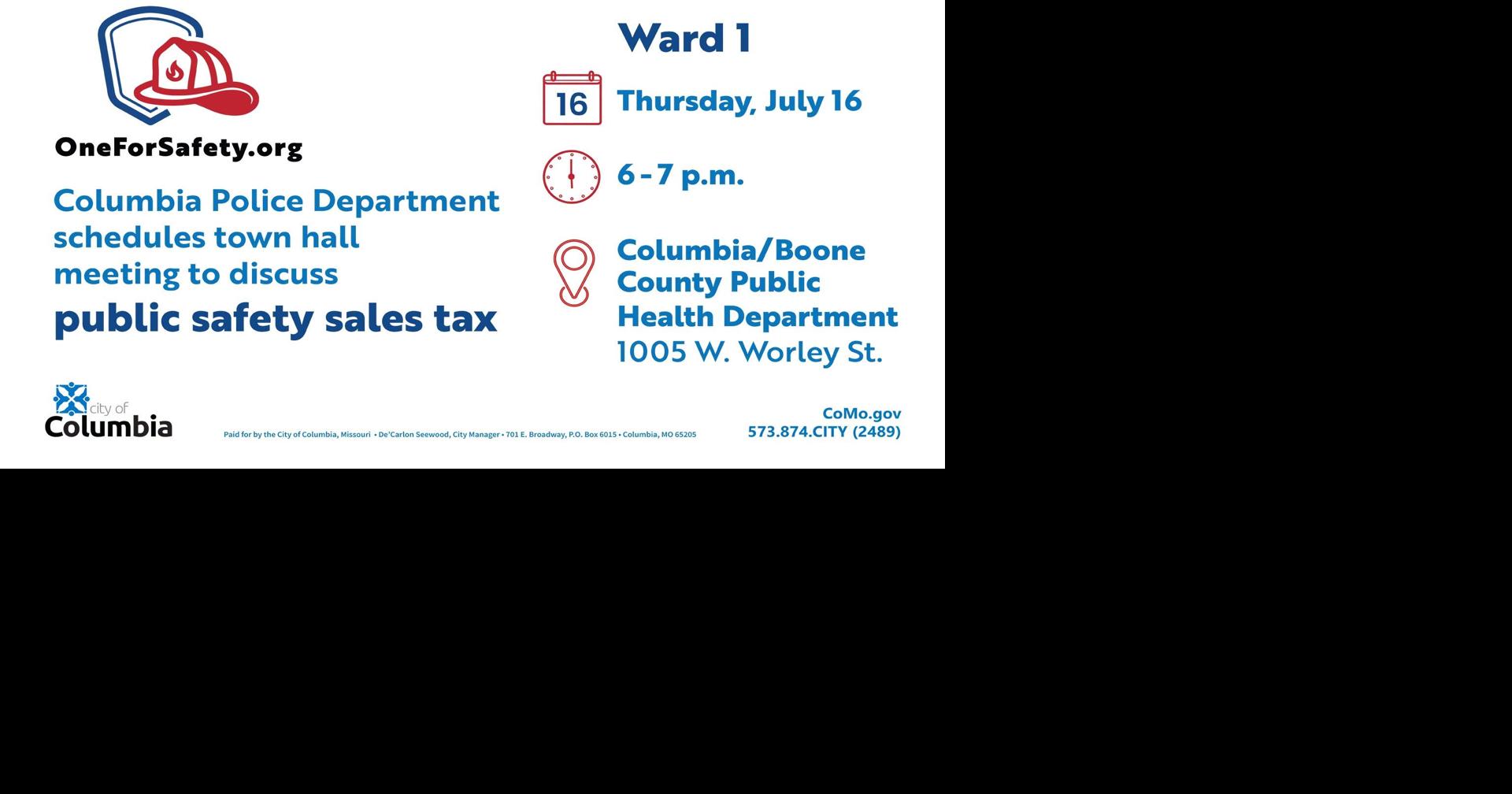 City of Columbia launches website on proposed 1% public safety sales tax