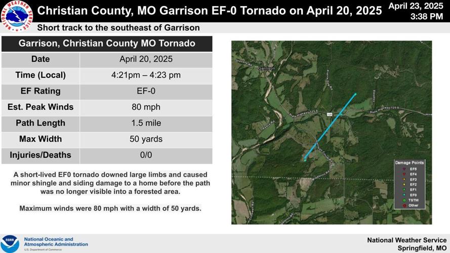 Three additional tornadoes confirmed in southwest Missouri | Newsroom ...