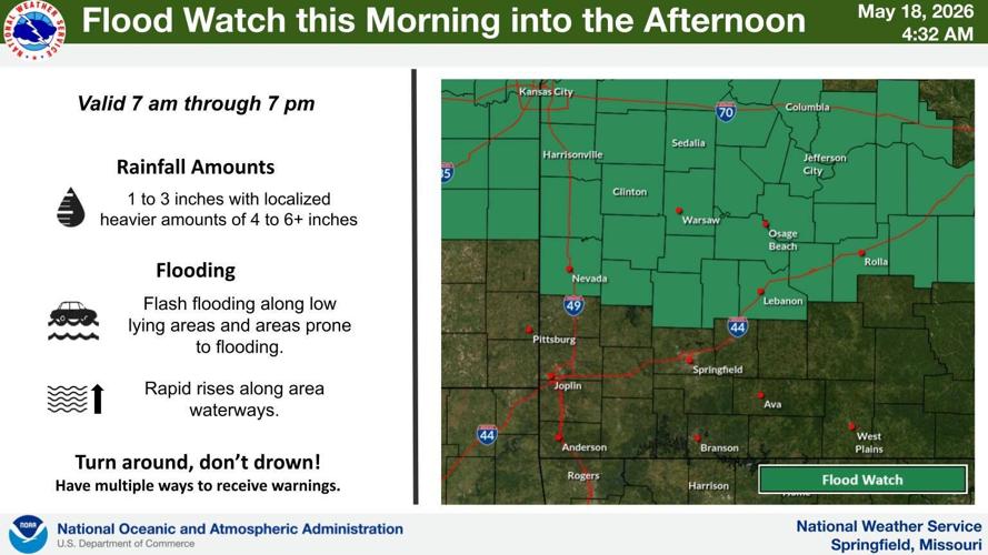 Severe storms possible overnight, Flood Watch issued for much of ...