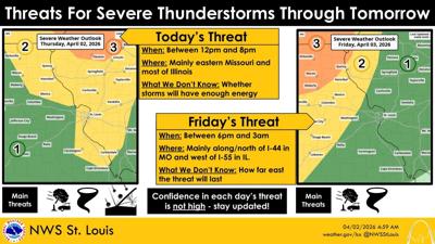 UPDATED: Flood Watches, Warnings issued, severe storms possible ...