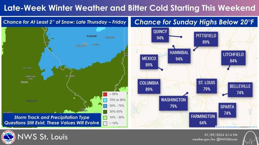UPDATED: Snow ends, but another round of winter weather on the way ...