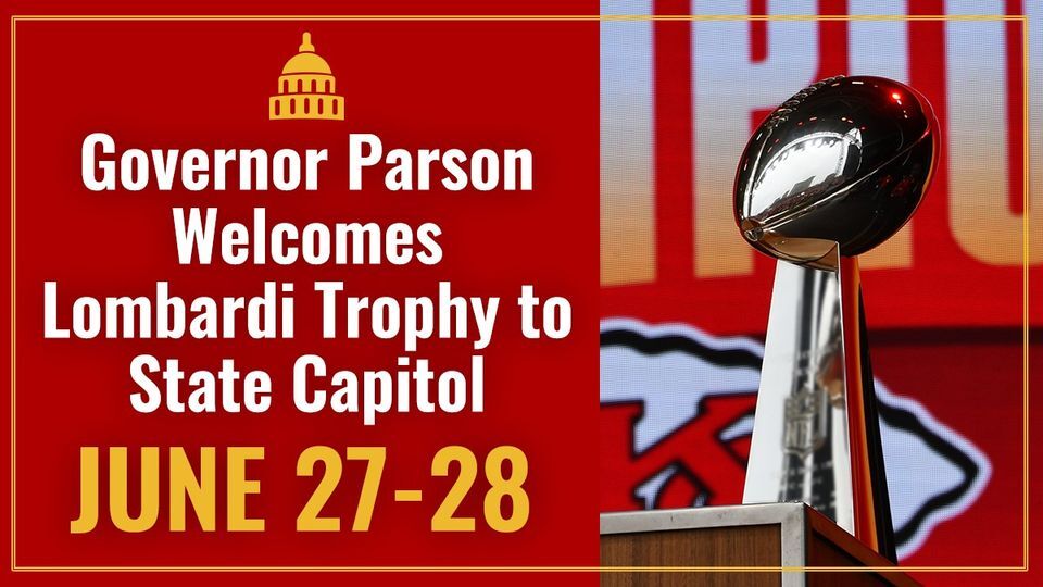 See the Chiefs' Super Bowl trophy this weekend