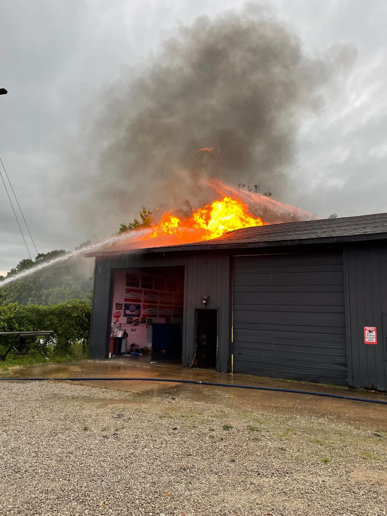 Lake area fire fighters battle fire at business, home in same weekend ...