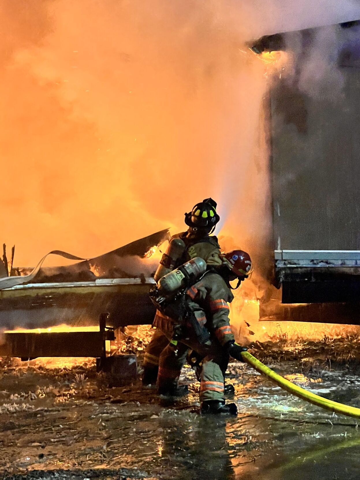Nearly a dozen vacant trailers damaged or destroyed in fire north of ...