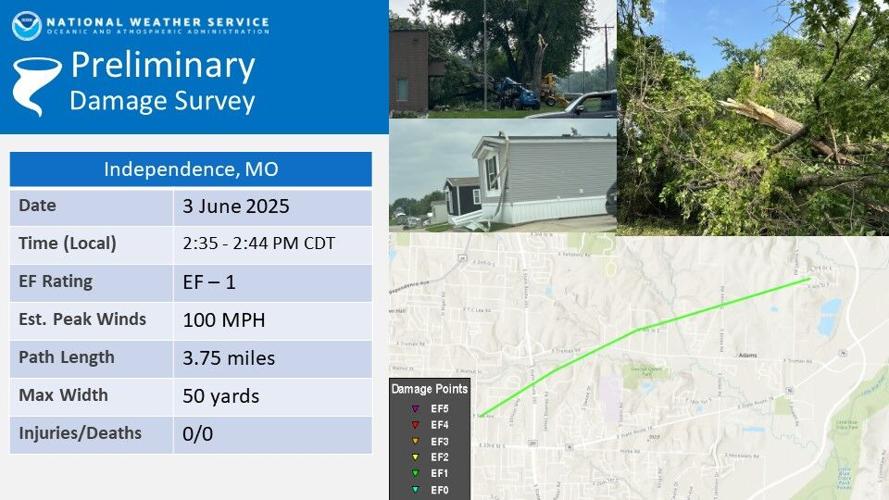 Two tornadoes confirmed to have touched down Tuesday afternoon in ...