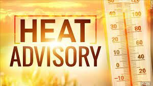 Nearly entire state under a heat advisory on Saturday
