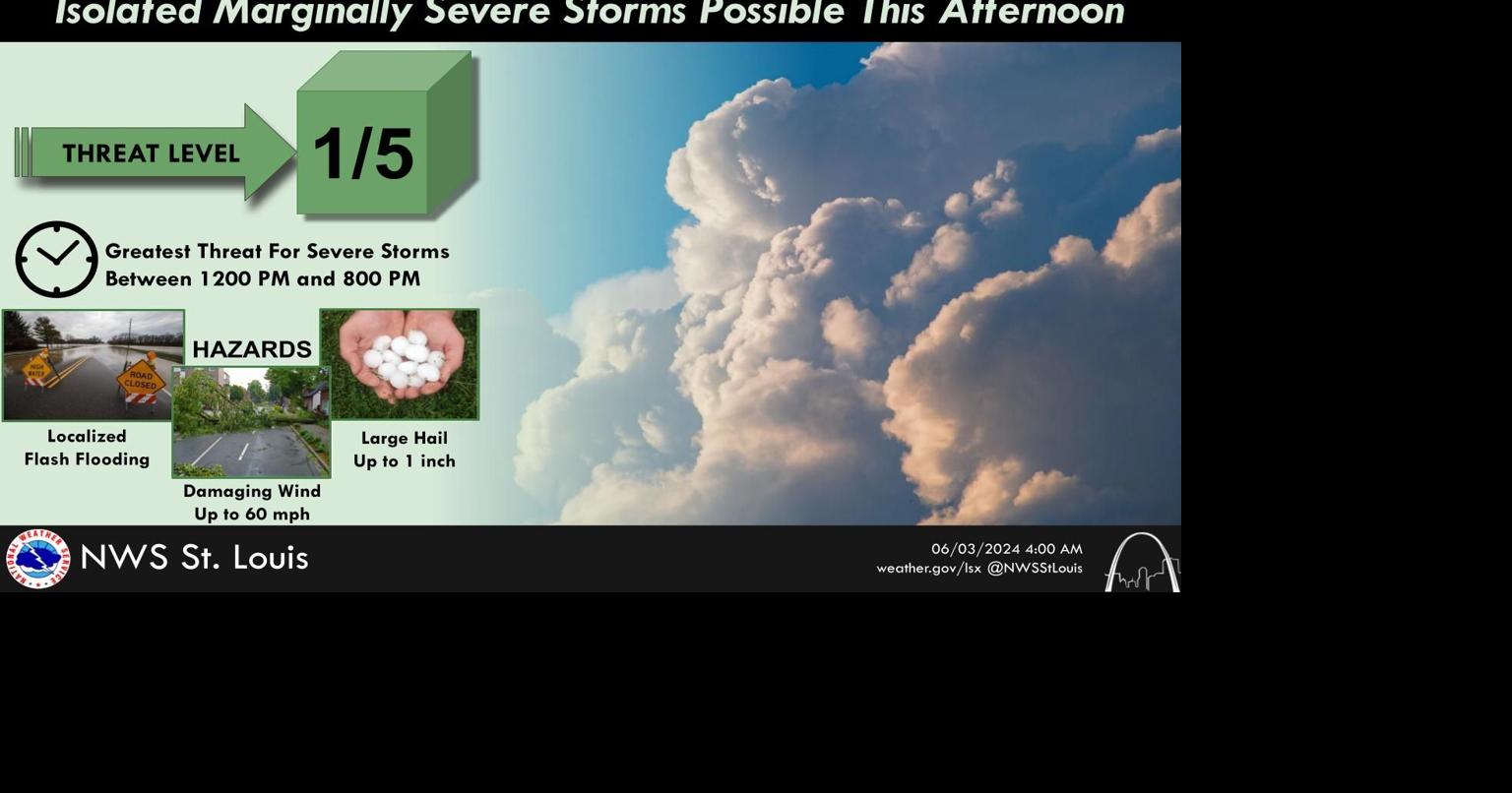Severe storms possible to start the week, temperatures to cool by end ...