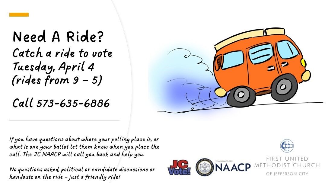 Jefferson City NAACP Is Offering Free Rides To The Polls Tomorrow ...