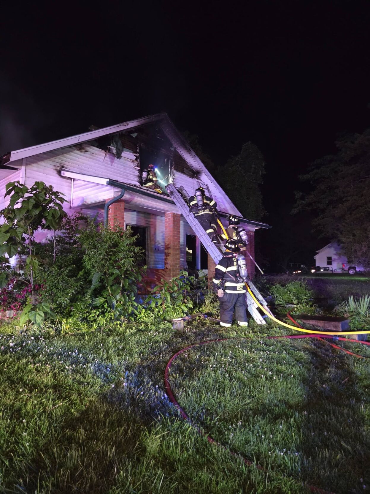 One firefighter injured in early morning fire in Owensville | Newsroom ...