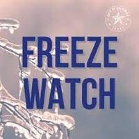 Freeze watch to go into effect this weekend for much of the state ...