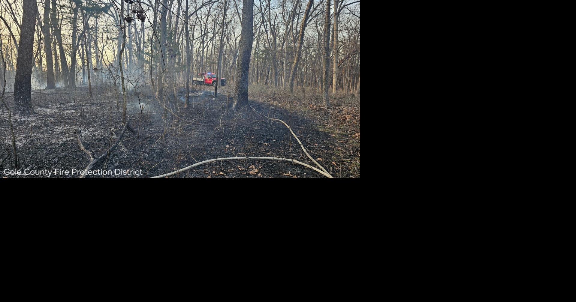 Fire lines help Cole County firefighters control natural cover fire ...