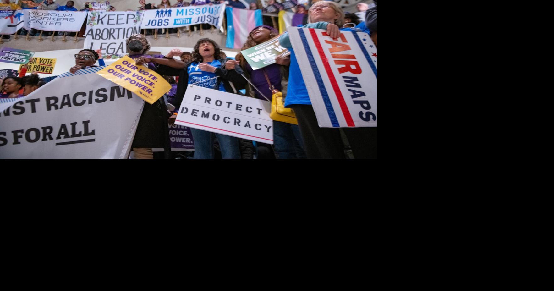 Thousands protest sick leave elimination, abortion rights, at the state ...