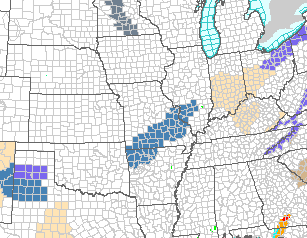 Portions of mid-Missouri under Winter Storm Watch Tuesday night through Wednesday morning