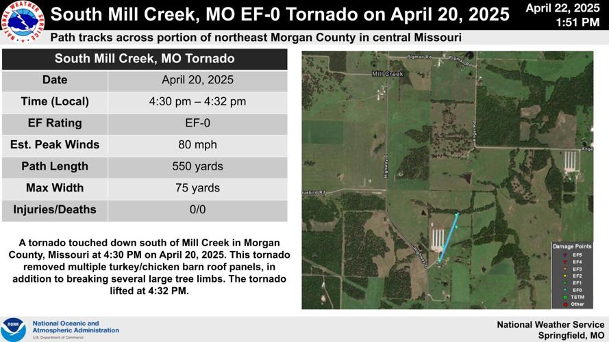 Tornado confirmed in Morgan County | Newsroom | kjluradio.com