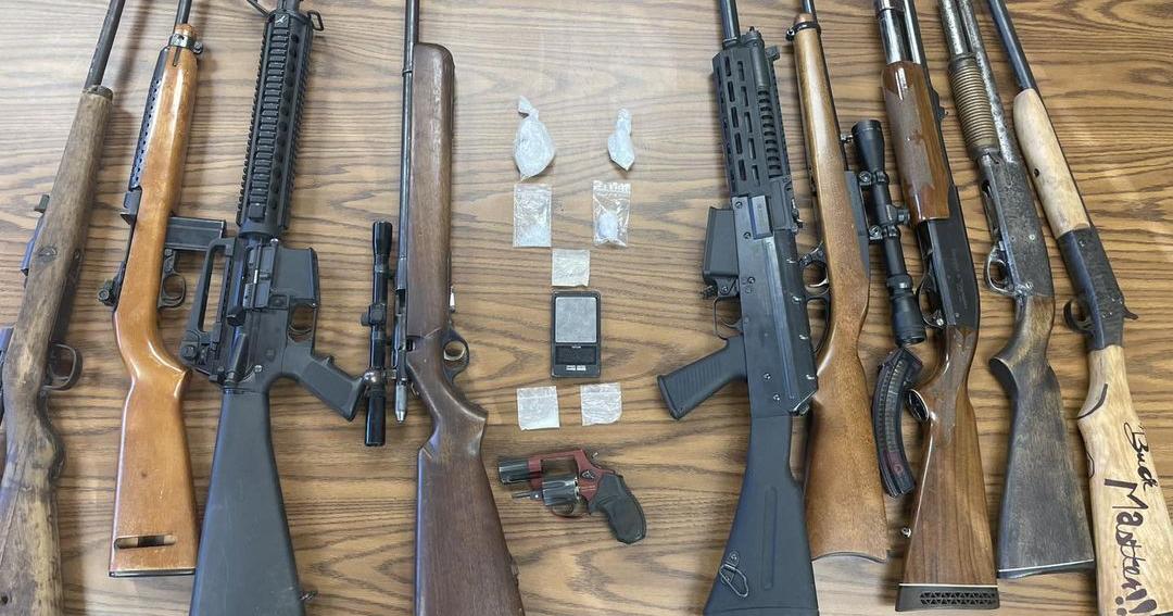 Bland man faces several felony charges after meth, 11 firearms are ...