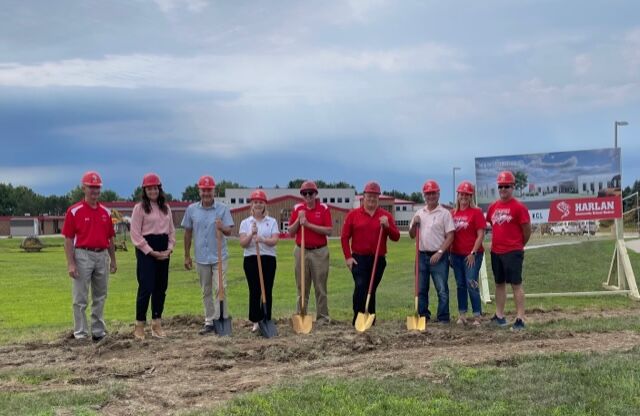 Harlan breaks ground on new intermediate school building | News |  kmaland.com