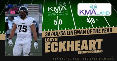 Logyn Eckheart -- KMAland 3A/4A/5A Lineman of the Year