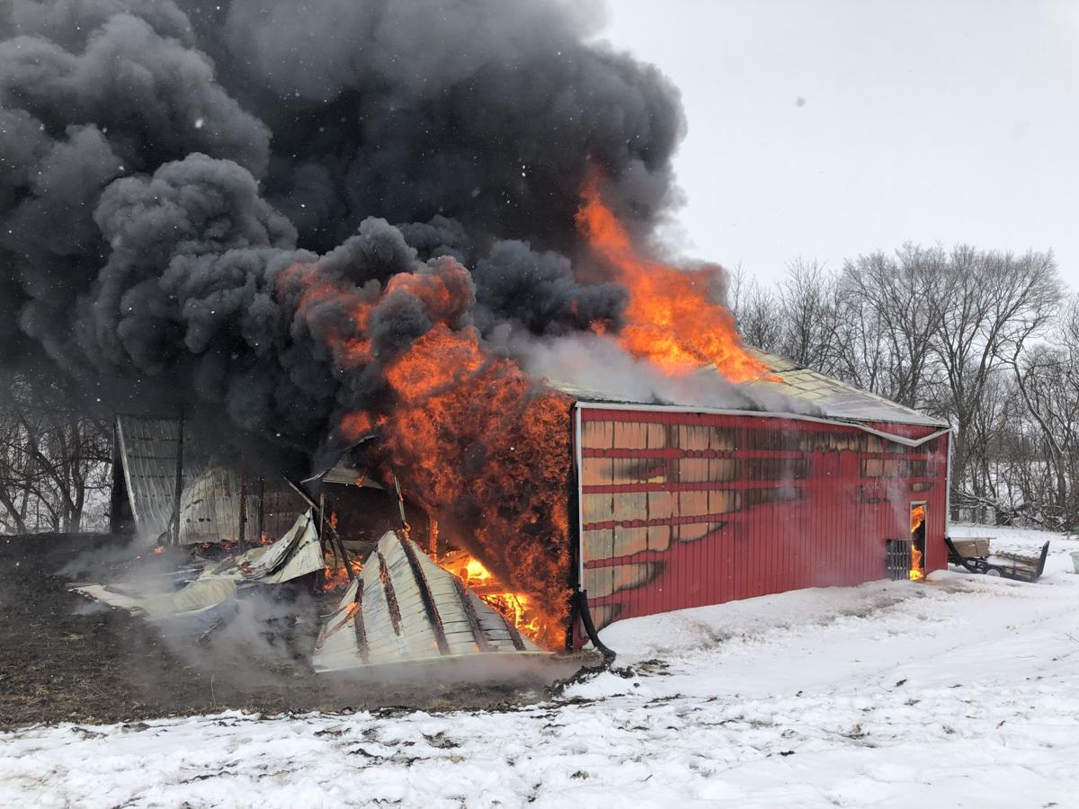 Firefighters Battle Montgomery County Barn Fire News Kmaland Com