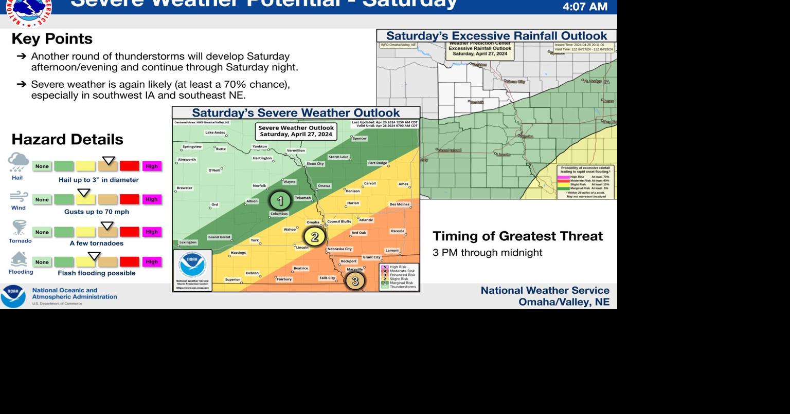 Severe weather weekend still expected in KMAland | News | kmaland.com