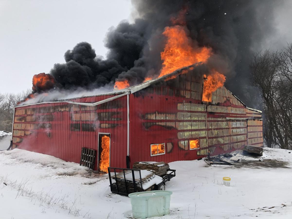 Firefighters Battle Montgomery County Barn Fire News Kmaland Com