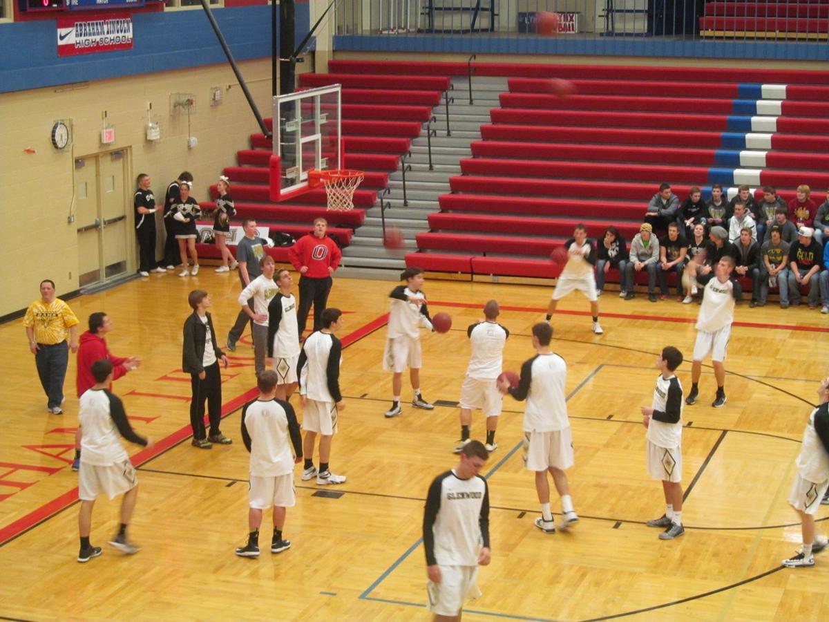 Glenwood vs. Harlan district final basketball Gallery