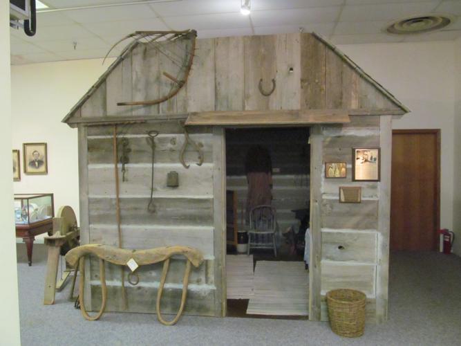 Mormon Settlement cabin at Greater Shenandoah Historical Museum