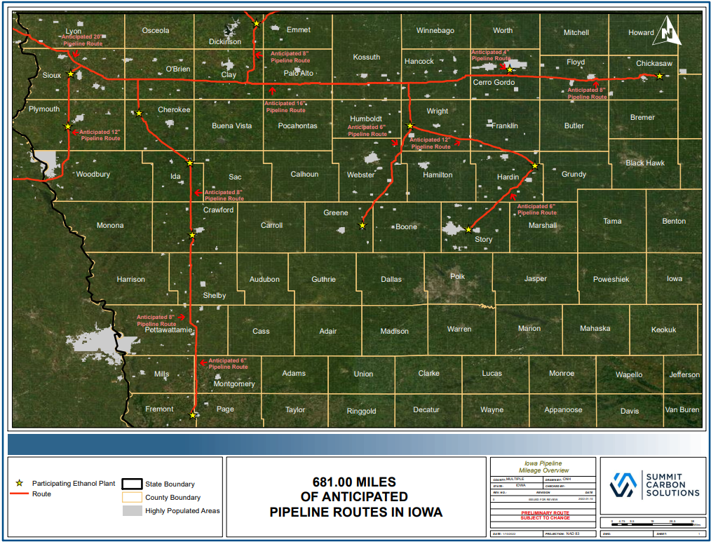 Page County board hears update on federal judge ruling blocking county  pipeline ordinance | News | kmaland.com