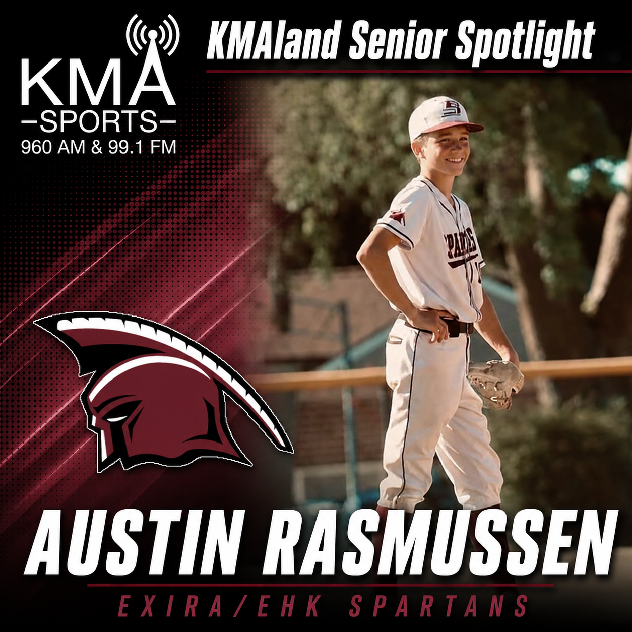 KMAland Senior Spotlight: Austin Rasmussen, Exira/Elk Horn-Kimballton ...