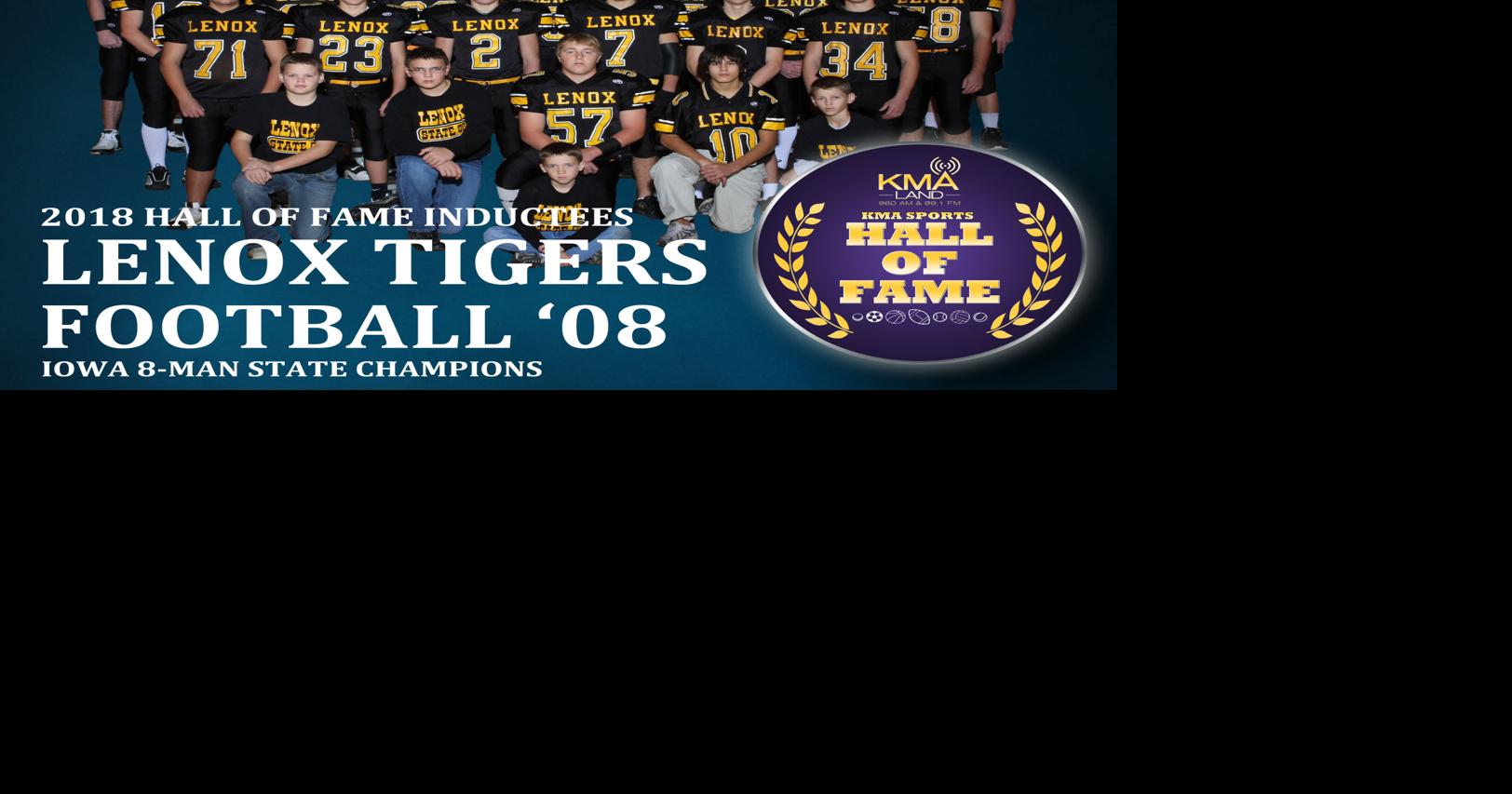 KMA Sports Hall of Fame Announcement 2008 Lenox Football Sports