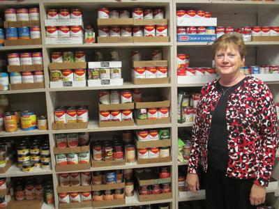 Jeannine Liljedahl at the Shenandoah Community Food Pantry