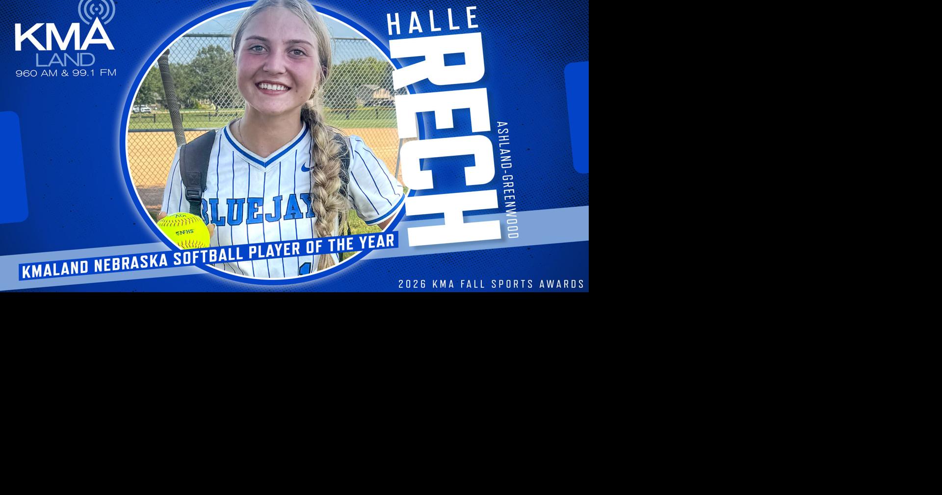 Rech's remarkable freshman campaign earns KMAland Nebraska Softball Player of the Year honors Oct 29, 2026 10 mins ago