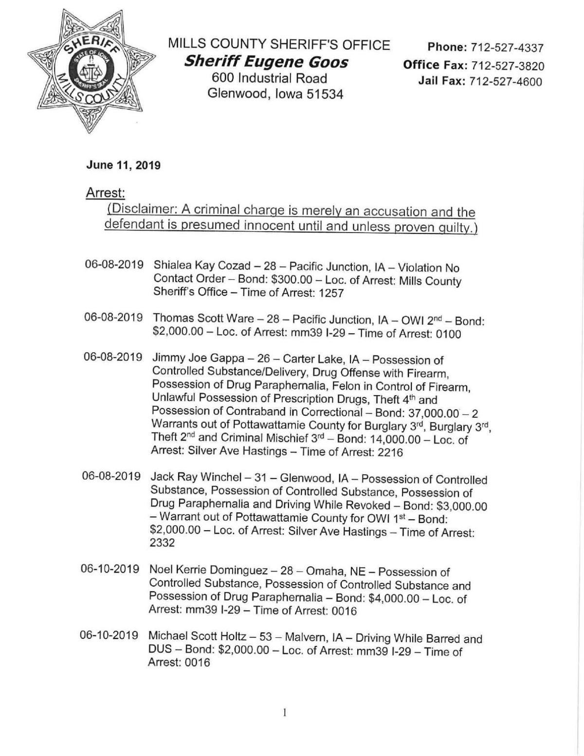Pottawattamie County Warrants - lhj0ftx