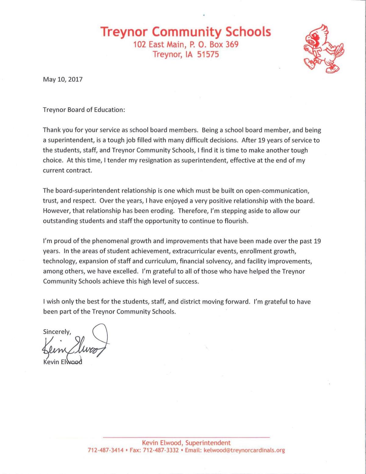tender my resignation