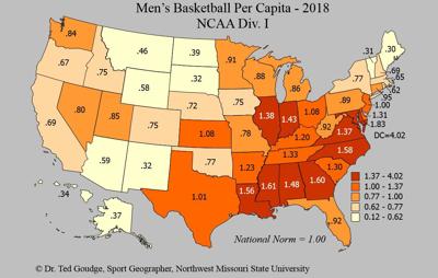 Geography With Goudge Division I Men S Basketball News