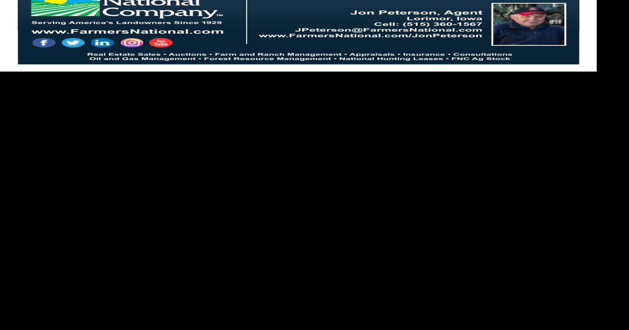 Farmers National Company simulcast auction two separate tracts of Fremont Co Land (171.77 acres