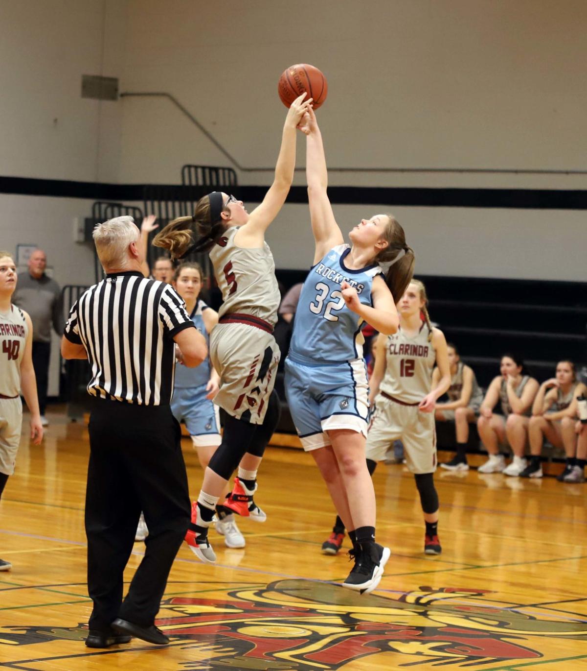 Kmaland Girls Basketball 2 6 Clarinda Sidney Audubon Among
