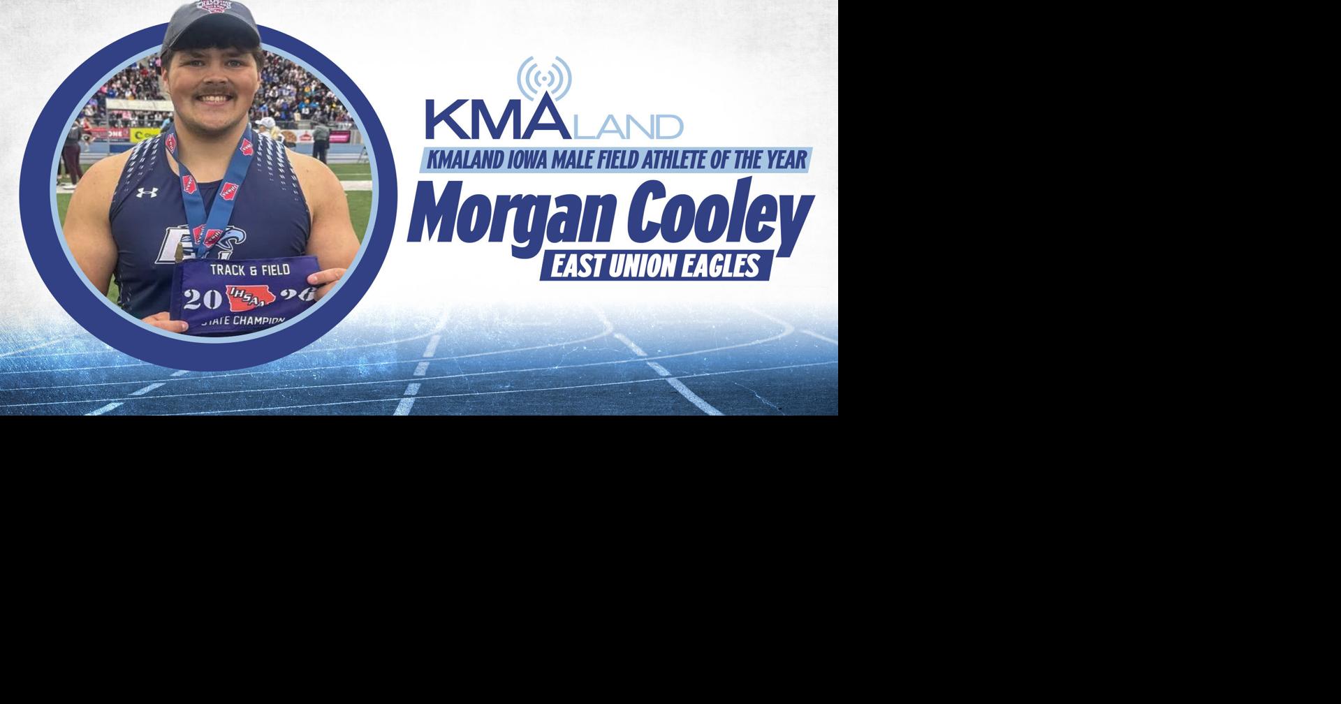 East Union's Cooley powers way to state title, KMAland Iowa Male Field Athlete of the Year