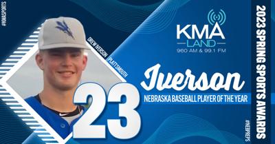 Drew Iverson -- KMAland Nebraska Baseball Player of the Year