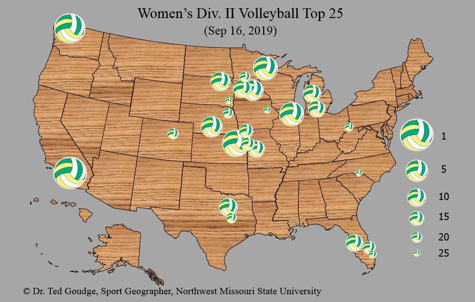 Geography with Goudge D2 Volleyball Top 25 News