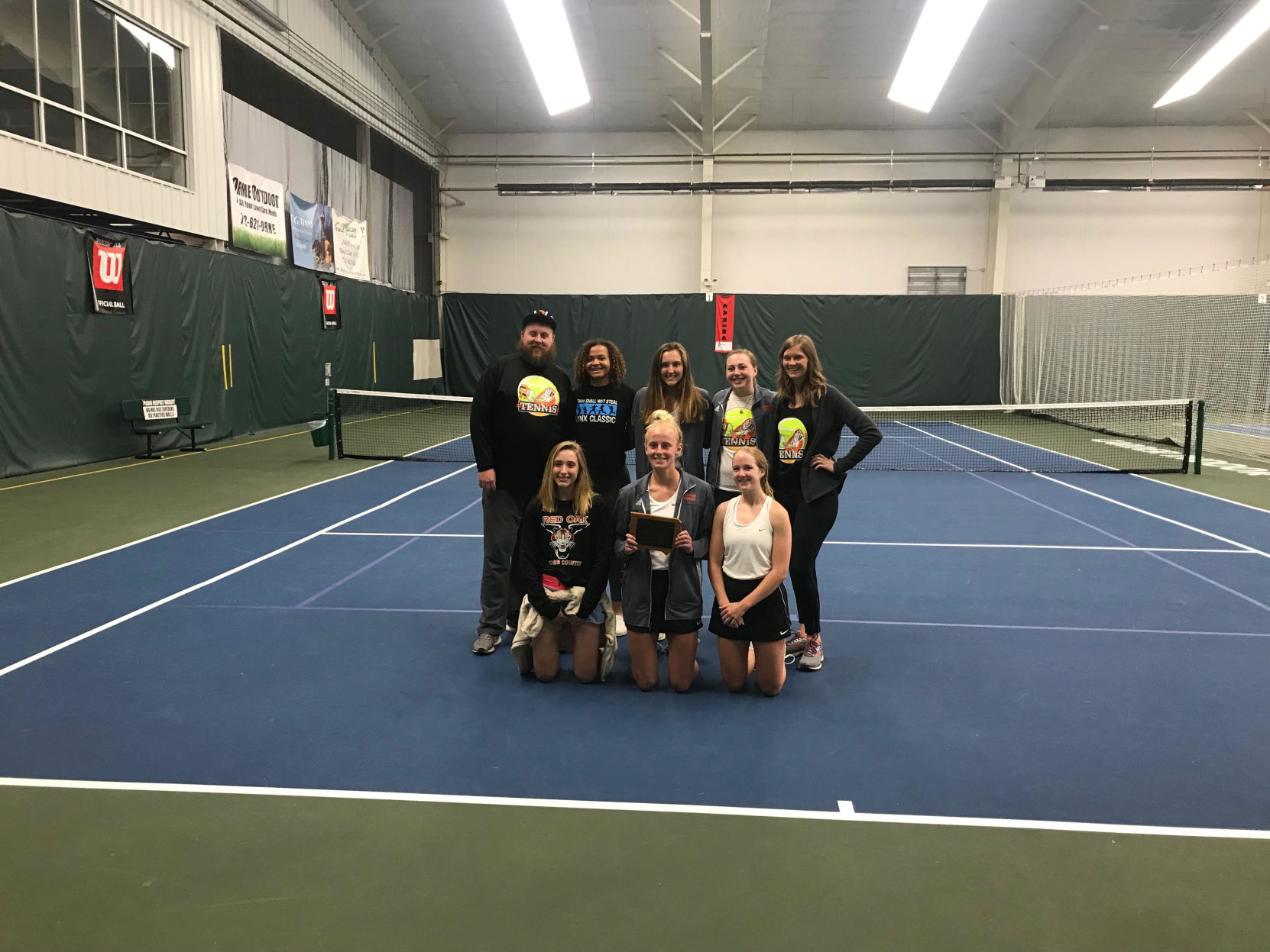 Red Oak girls win first Hawkeye 10 Tennis Title since 2014