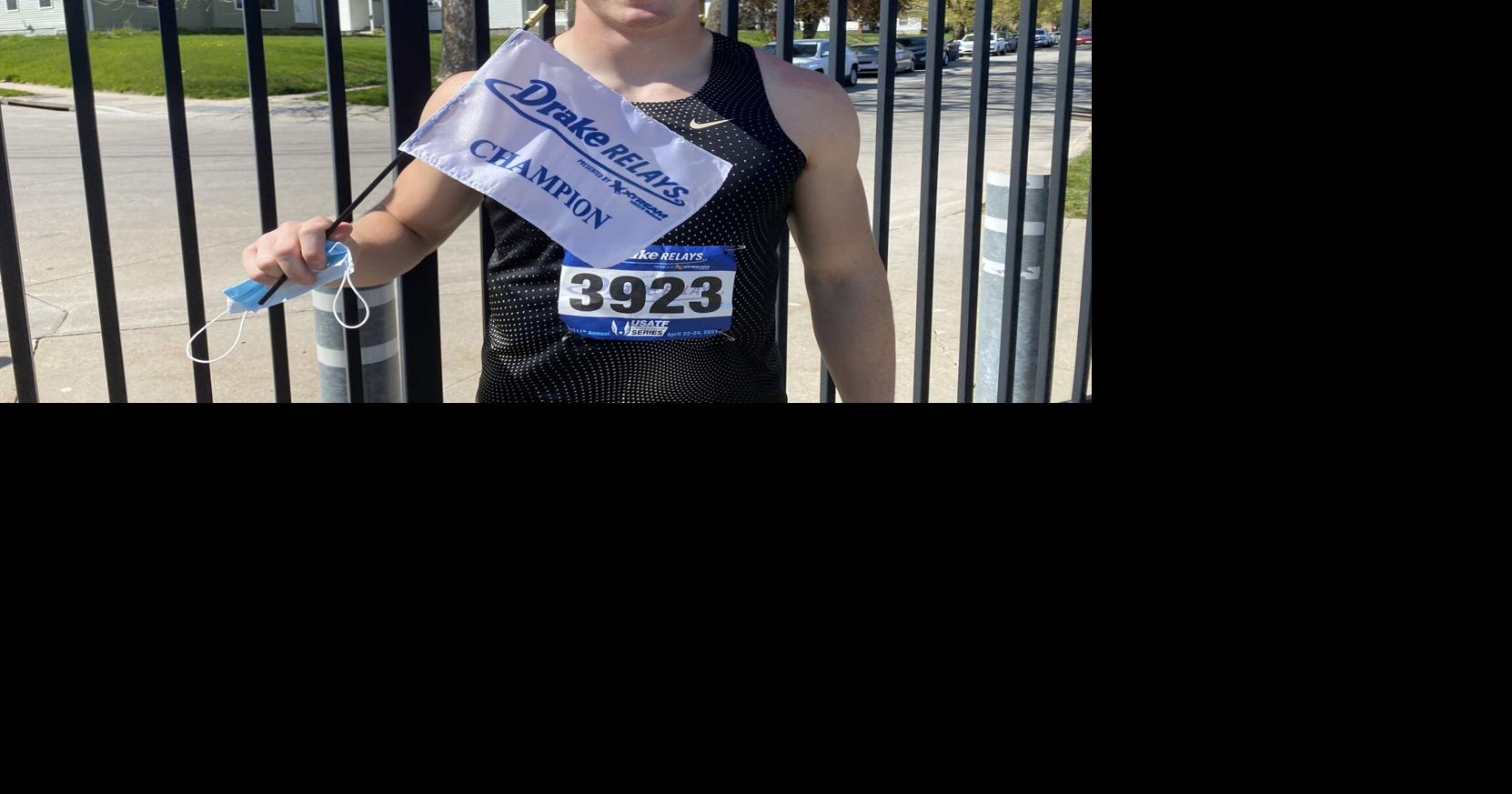 Pryor's discus title highlights KMAland's strong showing at Drake Relays Sports